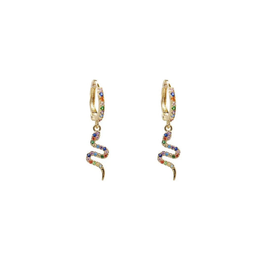 Orecchino Serpente Lungo