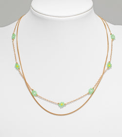 Collana Fiori Doppi